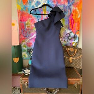Gorgeous Dark Navy Cocktail Party Special Event Evening DRESS Eliza J NWT 4 💙🥰💖